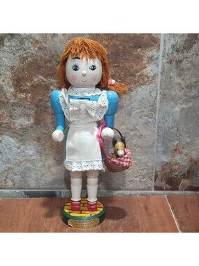 Kurt Adler Dorothy and Toto Nutcracker Figurine Wizard of Oz Collection